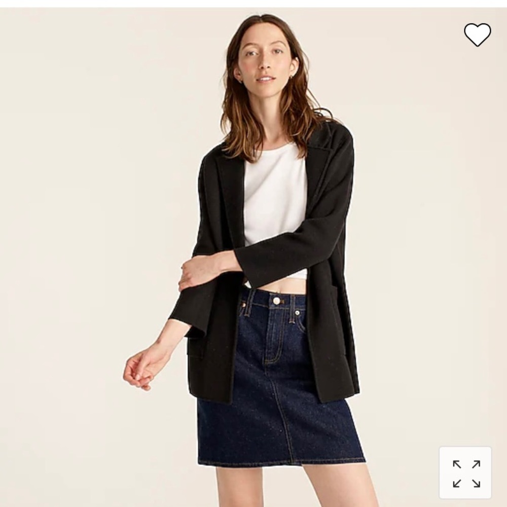 EUC J.Crew Sophie Blazer - Black - XXS
